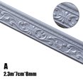 thumbnail image 3 of CAROOTU Wall Trim Line Skirting Border 3D Pattern Sticker Decoration Self Adhesive, 3 of 6