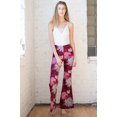 thumbnail image 3 of Ragstock Burgundy Mums Floral Bell Bottoms, 3 of 4