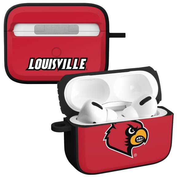 Louisville Cardinals HDX Case Cover Compatible with Apple AirPods Pro 1 & 2 Battery Case (Classic) by Affinity Bands