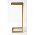 thumbnail image 5 of HomeRoots 488922 25.5 x 11 x 10.5 in. Gold Solid Wood Rectangular End Table, 5 of 6
