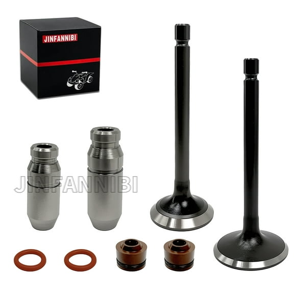 Intake Exhaust Valve Stem Guide Valve Seals Kit Set for Yamaha TTR125E 2000-2009