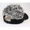 thumbnail image 5 of Ludlz Unisex Adjustable Visor Sun Cap with Fake Hair Wig Baseball Cap Golf Hats, 5 of 7