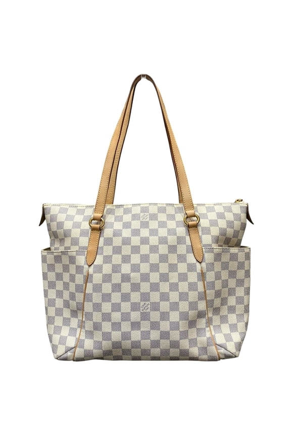 Pre-Owned Louis Vuitton Totally MM Tote Bag, Damier Canvas Leather, N51262