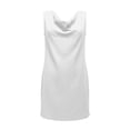 thumbnail image 5 of Afdoent Dresses For Women Draped Neck Sleeveless Dress Summer Minimalist Casual Tank Dress Beach Vacation Outfits Classic, 5 of 5