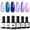 Galaxy Chameleon, variant on Modelones Chameleon Gel Nail Polish Set 6 Colors Blue Purple Pink Glitter Gel Nail Polish Aurora Shimmer Glitter Gel Polish Kit Soak Off UV Nail Art DIY Salon Christmas Gifts For Women Girl