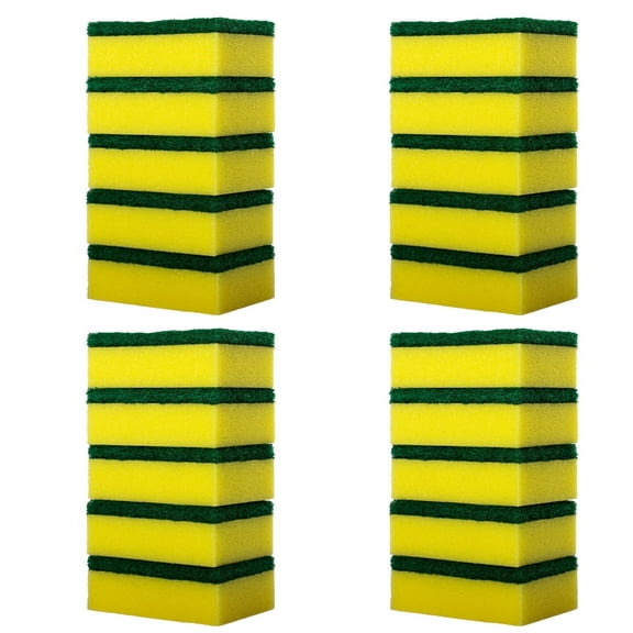 Clearance Sale At Walmart For 1 - 20pcs Dish Sponges For Washing Dishes, Cleaning Sponges For Dishes