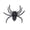Black, variant on 1 Pc Spider Halloween Decorations Realistic Plastic Spiders Toys Halloween Prank Props Small Size Black Spider for Parties Favors, Halloween Party Decorations, 3.94x3.74 Inch, Black