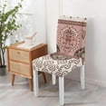 thumbnail image 4 of Colorful Classic Paisley Vintage Dining Chair Covers Set of 4 Bohemian Floral Ethnic Retro Decorative Pattern Washable Polyester Stretch Slipcovers Removable Protector for Farmhouse Decor, 4 of 6