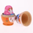 thumbnail image 3 of 5Pcs Wooden Russian Nesting Dolls Hand Painted Toys, 3 of 7