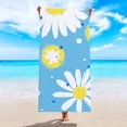 thumbnail image 6 of JHyouerji 62 x 31 Inch Lightweight Thin Beach Towel Oversized Large Microfiber Sand Free Towels for Adult Quick Dry Travel Camping Beach Accessories Vacation Essential Gift, 6 of 8