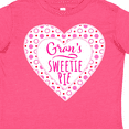 thumbnail image 4 of Inktastic Gran's Sweetie Pie with Pink Hearts Boys or Girls Toddler T-Shirt, 4 of 5