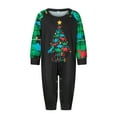 thumbnail image 2 of DuAnyozu Christmas Pajamas for Family 2023 Family Matching Outfits Xmas Long Sleeve Family Jammies Matching Holiday Pajamas, 2 of 9