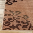 thumbnail image 3 of Superior Amber Floral Non-Slip Indoor Area Rug, 2' x 3', Camel, 3 of 7