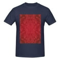 thumbnail image 4 of Bingfone Vintage Burgundy Men'S Loose Fit Short-Sleeve Pocket T-Shirt, 4 of 7