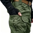 thumbnail image 5 of Big Men’s Relaxed Fit Cargo Pants, Lightweight All Day Comfort Daily Work Bottoms, 5 of 7
