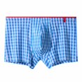 thumbnail image 4 of Wyobmus 2PC Boxer Briefs for Men Cotton Plaid Boxer Shorts Loose Breathable Woven Underwear Boxers G-Multicolor, 4 of 5