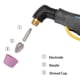 thumbnail image 2 of Kit de 45 consumibles para antorcha de corte de plasma, boquillas de electrodos y copas para cortador de plasma -60 SG-55 WSD-60 Fit CUT-60 LGK-60, 2 of 6
