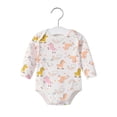 thumbnail image 3 of Emy Dola 2-Pack Baby Girls Long Sleeve Bodysuit Onesies 100% Cotton Newborn Boys Romper 0-24 Months Infant Summer Spring Clothes, 3 of 8