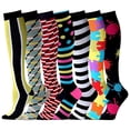 thumbnail image 1 of Calcetines de compresión para deportes de ocio Calcetines de compresión de tubo largo para exteriores para hombres y mujeres Calcetines deportivos para correr Fitness 7PCS Wmkox8yii jkg3638, 1 of 2
