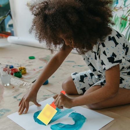 RENACLIPY Foam Paint Brush Multi 4Sets For Crafting