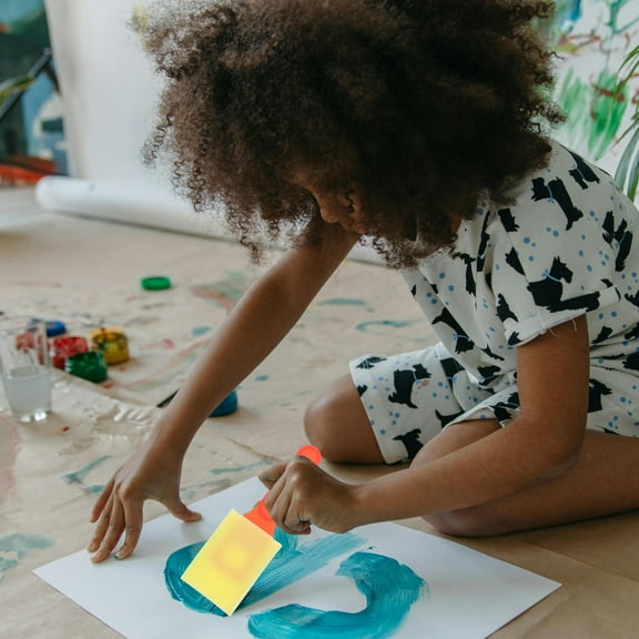 RENACLIPY Foam Paint Brush Multi 4Sets For Crafting