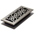 thumbnail image 1 of Decor Grates SPH410-NKL Scroll Floor Register, 4x10, Brushed Nickel Finish, 1 of 4