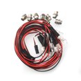 thumbnail image 3 of RC Car 8 LED Light Kit 4 White 4 Red Reemplazo para Axial SCX10 TRX4 D90 Redcat GEN8 hpi RC Abanopi Luces de coche, 3 of 6