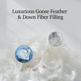 thumbnail image 7 of Hotel Grand White Goose Feather Down Fiber Comforter King Size, 100% Cotton Extra Warmth, 7 of 7