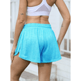 thumbnail image 6 of Gleelaud Women's Summer Flowy Yoga Workout Shorts for Athletic Gym Running Shorts Tennis Short Skirt Blue, 6 of 7