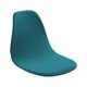 thumbnail image 1 of Funda de asiento de silla Shell de estilo moderno de mediados de siglo para hogar, hotel, funda de jacquard suave azul, 1 of 9
