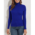 thumbnail image 5 of PrettyGuide Women's Ribbed Turtleneck Long Sleeve Sweater, 5 of 7