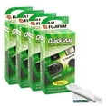 thumbnail image 4 of Fujifilm QuickSnap Flash 400 Disposable 35mm Camera (4 pack) + PixiBytes Microfiber Cloth, 4 of 4