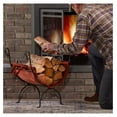 thumbnail image 5 of Olde World Iron Firewood Log Holder (W-1196), 5 of 8