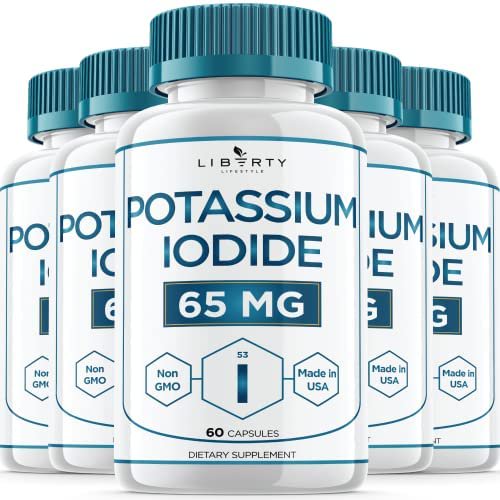 Liberty Potassium Iodide 300 Capsules Thyroid Support And Emergency
