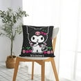 thumbnail image 6 of Kuromi and My Melody Throw Pillow Cover Decoration Pillow Case Cushion for Home Sofa Couch 20"x20", 6 of 7