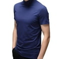 thumbnail image 2 of CHICTRY Mens Slim Fit Casual T-shirt Top Short Sleeve Undershirt, 2 of 5