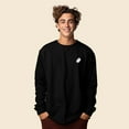 thumbnail image 3 of Dalix Ghost Embroidered Long Sleeve Tee Lightweight Soft Cotton Shirt Mens in Black 2XL XX-Large, 3 of 5