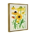 thumbnail image 4 of Stupell Industries Vintage Yellow Daisies Botanical & Floral Painting Gold Floater Framed Art Print Wall Art, 17 x 21, 4 of 10