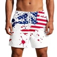 thumbnail image 3 of Mens Bathing Suit American Flag 250th Anniversary Swim Trunks Patriotic Summer Beach Shorts Quick Dry Board Shorts, 3 of 3