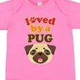 thumbnail image 4 of Inktastic Pug Dog Loved by a Pug Boys or Girls Baby Bodysuit, 4 of 5