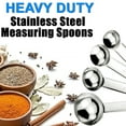 thumbnail image 2 of Detachable Ring Organizer Measuring Spoons, Stainless Steel Measuring Spoons Cups Set, Small Tablespoon , for Gift Measuring Dry and Liquid Ingredients, 2 of 5