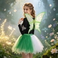 thumbnail image 3 of Fairy Wings for Adult Women, 2PCS Fairy Costume Set with Tulle Tutu Skirts for Halloween Cosplay Party, 3 of 6