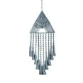 thumbnail image 1 of Tapiz de de macramé tejido de bohemio para colgar pared hecho gris Gloria Atrapasueños de macramé, 1 of 7