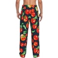 thumbnail image 3 of Daiia Tomatoes Men's Sleep Pant with Pockets and Drawstring,Pajama Pants-Small, 3 of 9