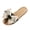 Black, variant on Women's Lace Bow Linen Slide Sandals Breathable Open Toe Flat Slippers Lightweight Casual Summer Walking Slides Gray Size 9.5