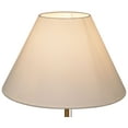 thumbnail image 6 of Simplee Adesso White Fabric Uno Lamp Shade, 10"H x 15"D, Transitional Style, Adult Office, Dorm Room, 6 of 6