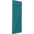 thumbnail image 3 of Ekena Millwork 17 1/2"W x 62"H Americraft Five Board (2 Batten) Exterior Real Wood Joined Board-n-Batten Shutters w/ Z-Bar (Per Pair), Antigua, 3 of 10