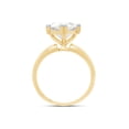 thumbnail image 5 of AFFY 3CT Heart Shape Moissanite Diamond Solitaire Engagement Ring in 14K Yellow Gold over Silver-9.5, 5 of 8