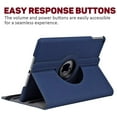 thumbnail image 4 of iPad 10.2 Case iPad 9th Generation 2021/ iPad 8th Generation 2020/ iPad 7th Generation 2019, 360 Degree Rotating Stand Case Protective Cover with Auto Sleep/Wake Function(Navy Blue), 4 of 7