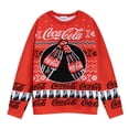 thumbnail image 1 of Coca-Cola Chandails de Noël Laids pour Hommes avec Logo, 1 of 4
